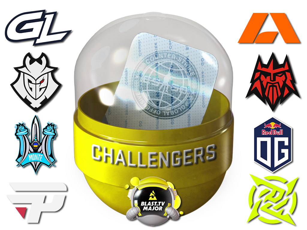 Paris 2023 Challengers Sticker Capsule — CS2 skin image, Base Grade rarity