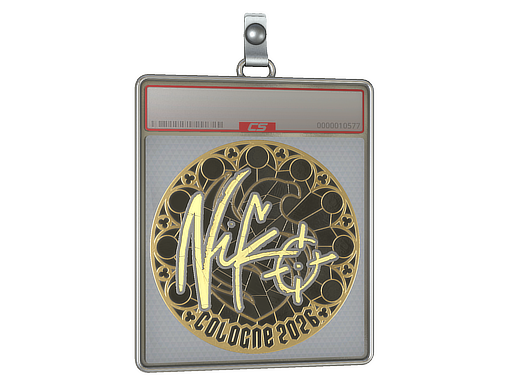 Sticker Slab | NiKo (Gold) | Cologne 2026 — CS2 skin image, Extraordinary rarity
