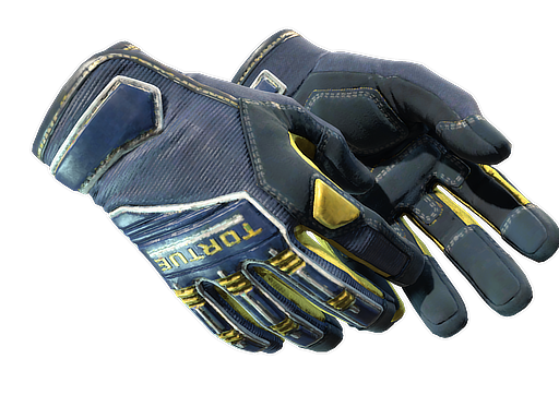 ★ Specialist Gloves | Field Agent (Well-Worn) — изображение скина CS2, редкость Extraordinary
