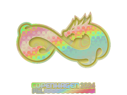 Sticker | Eternal Fire (Holo) | Copenhagen 2024 — CS2 skin image, Exotic rarity