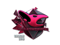 Sticker | mousesports (Foil) | Cologne 2016 — CS2 skin image, Exotic rarity