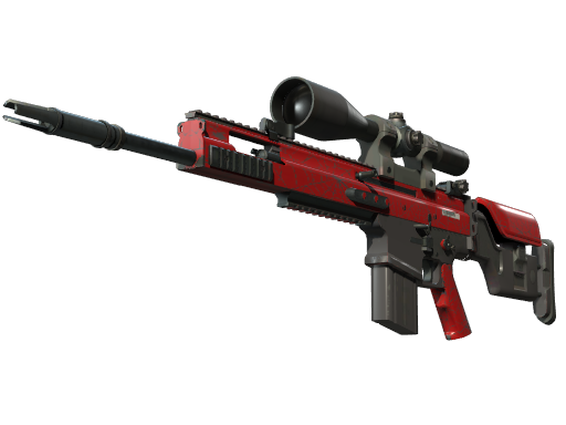 SCAR-20 | Crimson Web — скин CS2, редкость Mil-Spec Grade