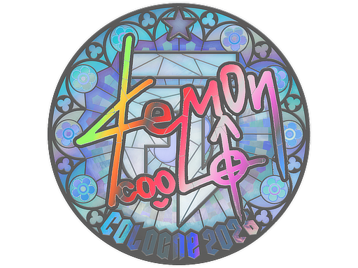 Sticker | dem0n (Holo) | Cologne 2026 — CS2 skin image, Exotic rarity