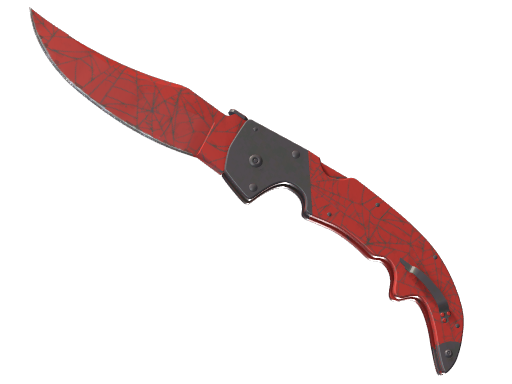 ★ Falchion Knife | Crimson Web — скин CS2, редкость Covert