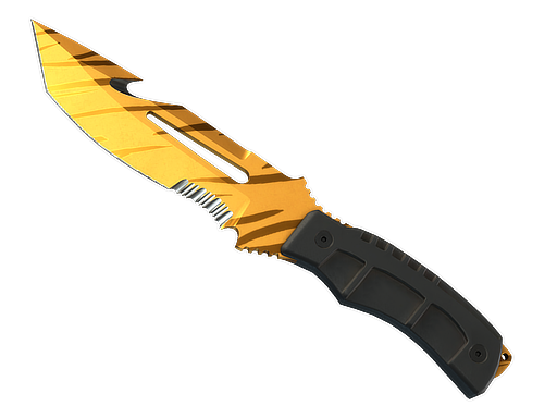 ★ StatTrak™ Survival Knife | Tiger Tooth (Factory New) — CS2 skin image