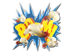 Sticker | Boom — CS2 skin image, High Grade rarity