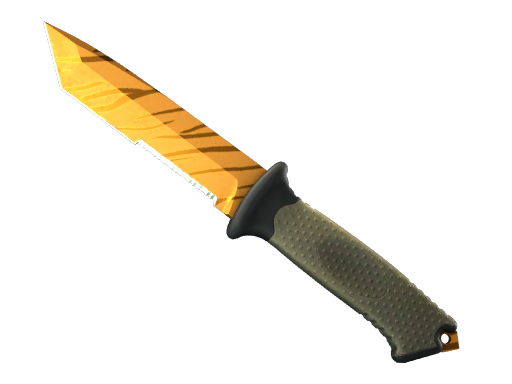 ★ StatTrak™ Ursus Knife | Tiger Tooth (Minimal Wear) — CS2 skin image
