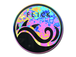 Sticker | Opal Flick (Holo) — CS2 skin image, Remarkable rarity