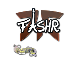 Sticker | FASHR | Paris 2023 — CS2 skin image, High Grade rarity