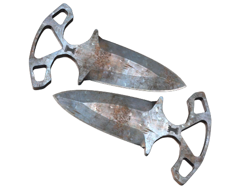★ StatTrak™ Shadow Daggers | Rust Coat (Well-Worn) — CS2 skin image