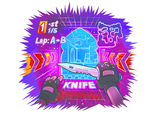 Sticker | First Lap (Holo) — CS2 skin image, Remarkable rarity