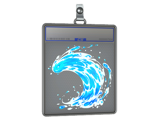 Sticker Slab | Hydro Wave — CS2 skin image, High Grade rarity